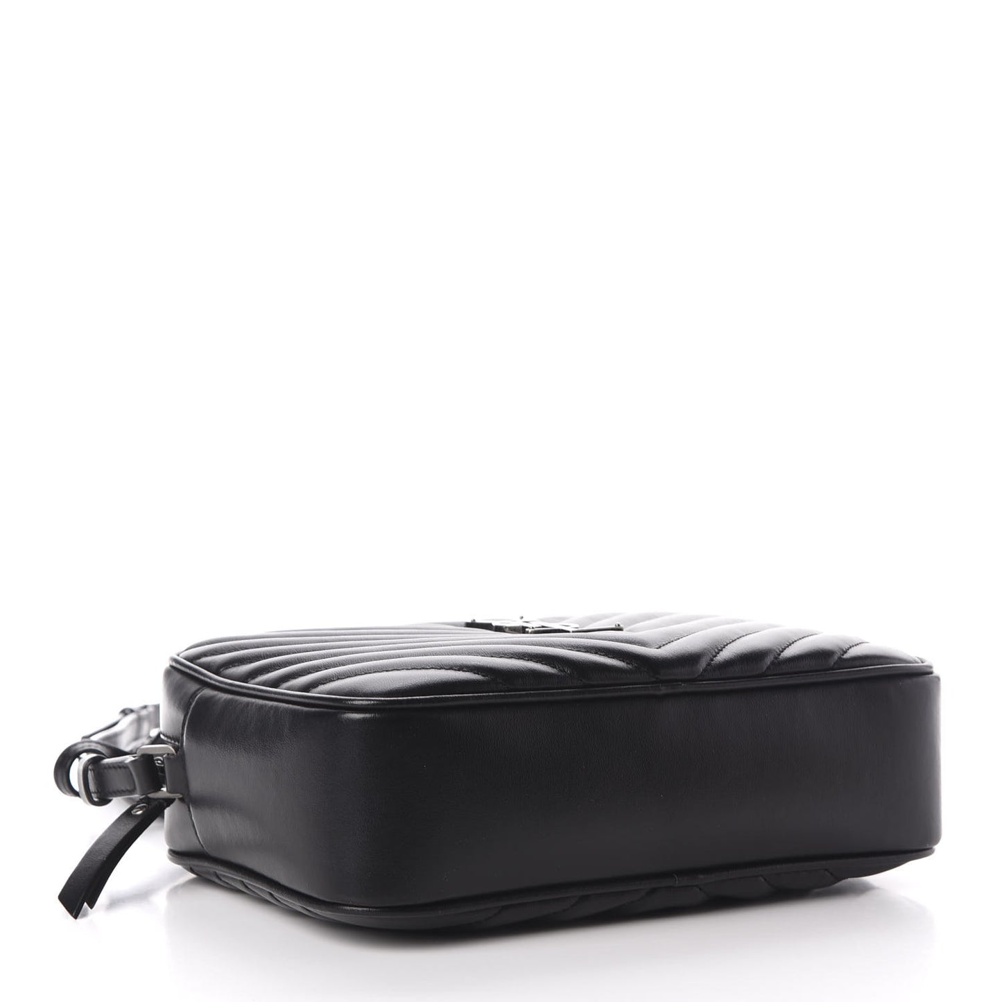 Calfskin Matelasse Monogram Lou Camera Bag Black