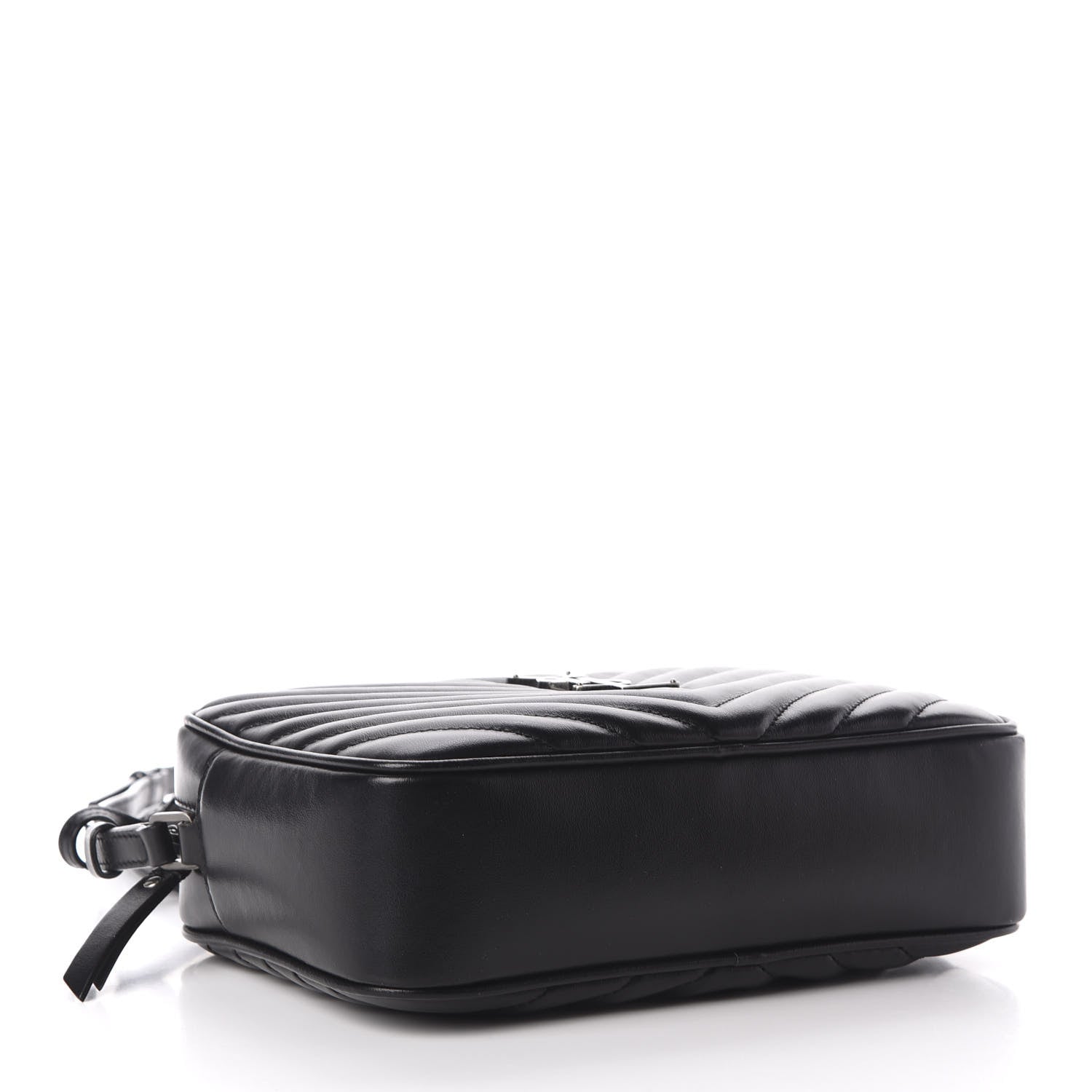 Saint Laurent Calfskin Matelasse Monogram Lou Camera Bag Black 4 of 10