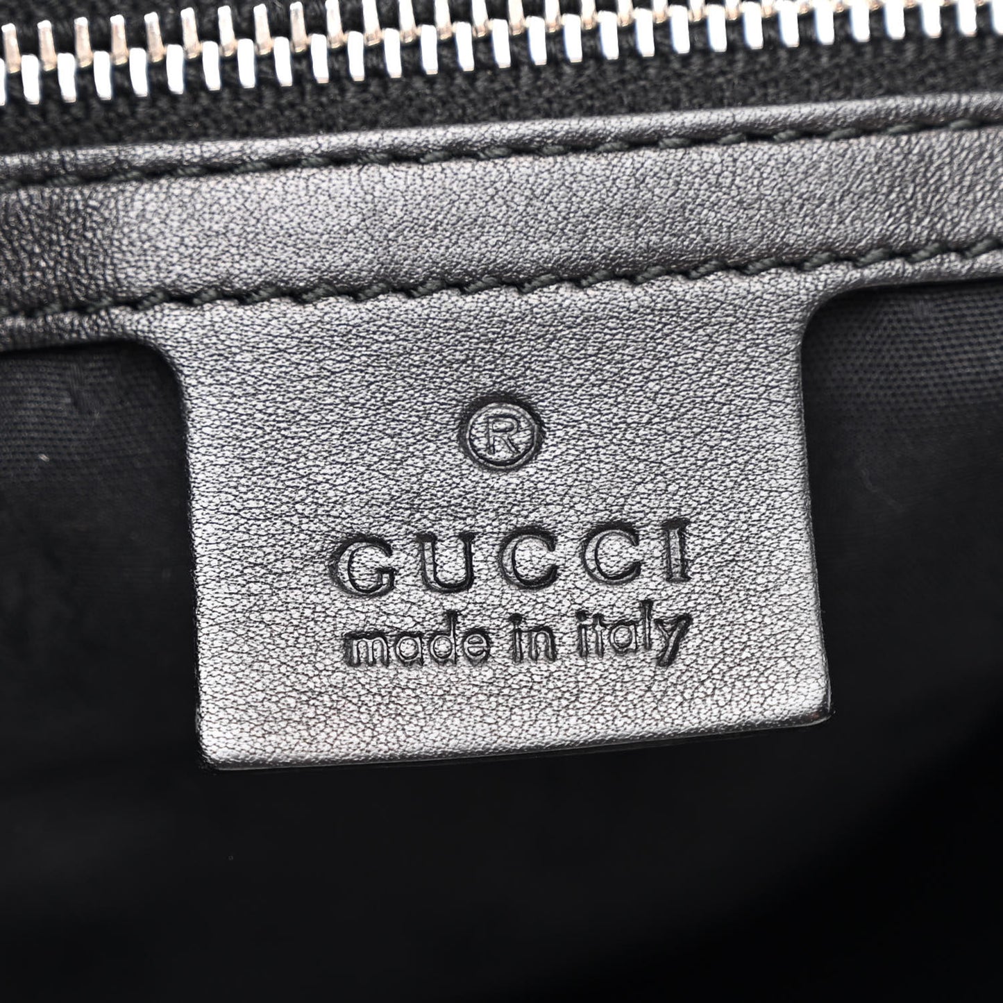 Guccissima Large GG Twins Hobo Black