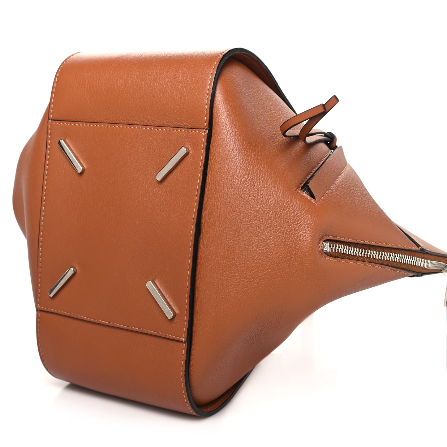 Calfskin Small Hammock Shoulder Bag Tan