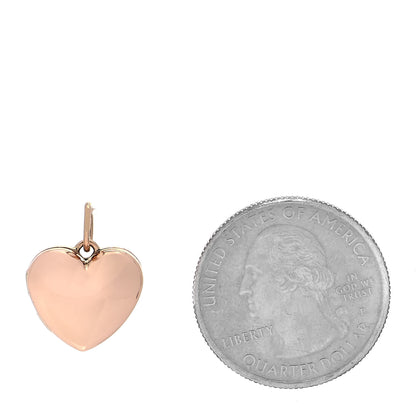 Tiffany 18K Rose Gold Heart Locket Pendant 2 of 5
