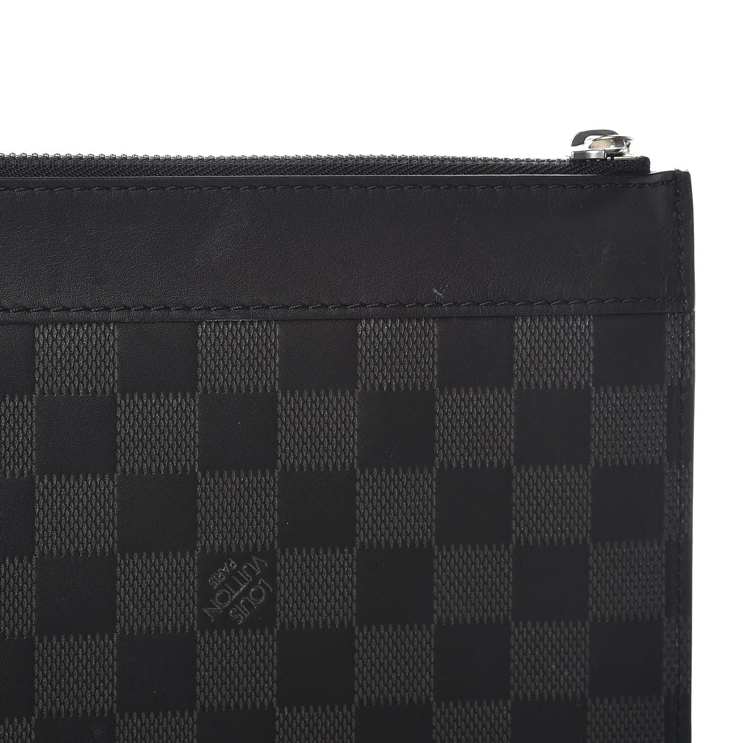 Louis Vuitton Damier Infini Discovery Pochette GM Onyx Silver 9 of 10