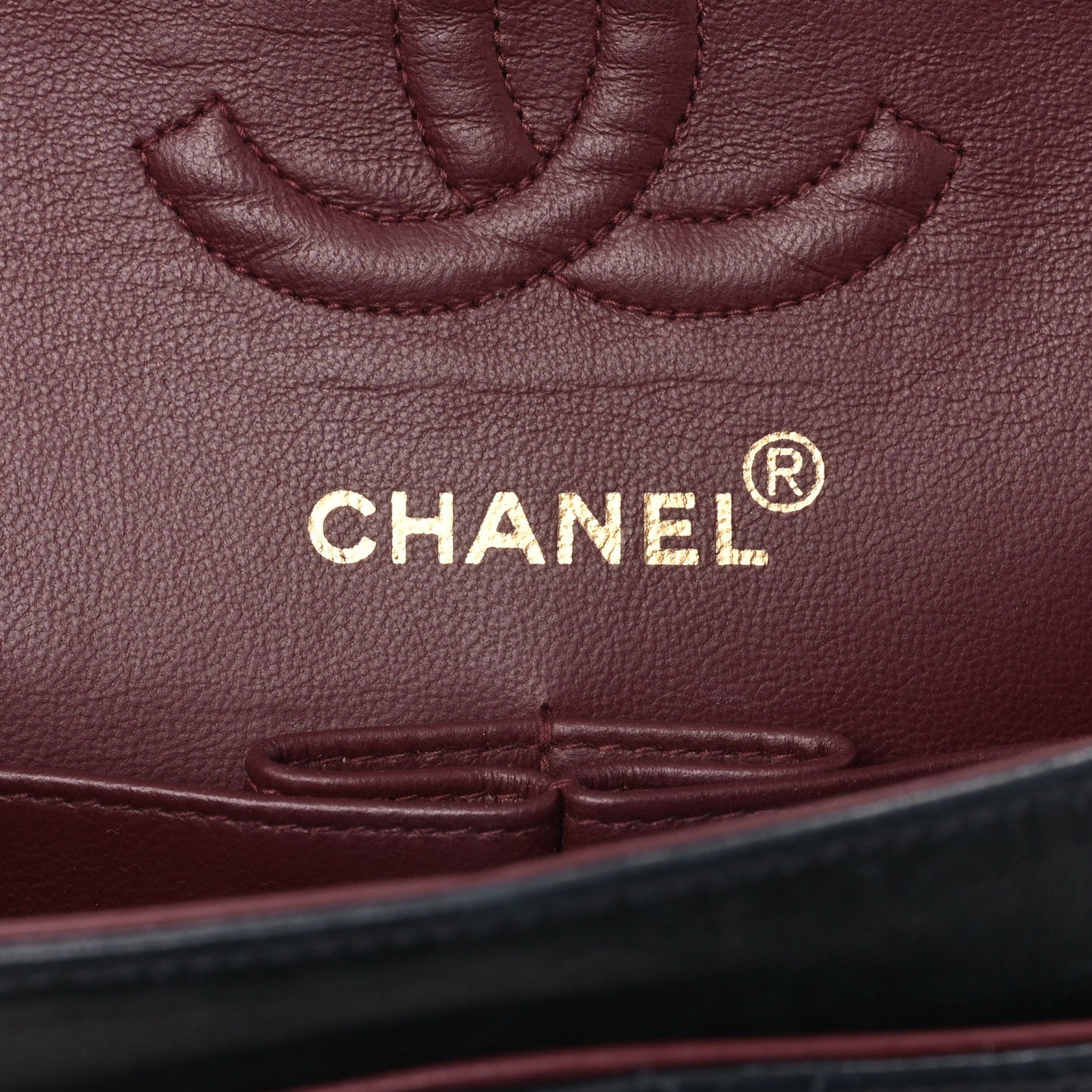 Lambskin Quilted Small Double Flap Black