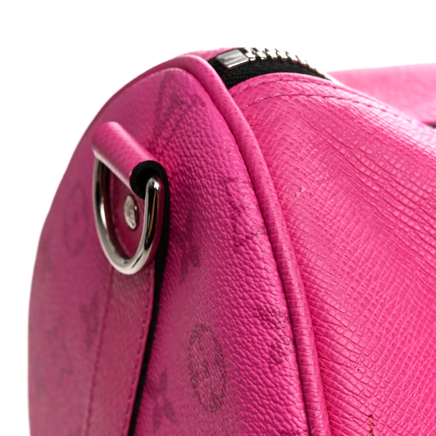 Louis Vuitton Taigarama Keepall Bandouliere 50 Fuchsia 10 of 11