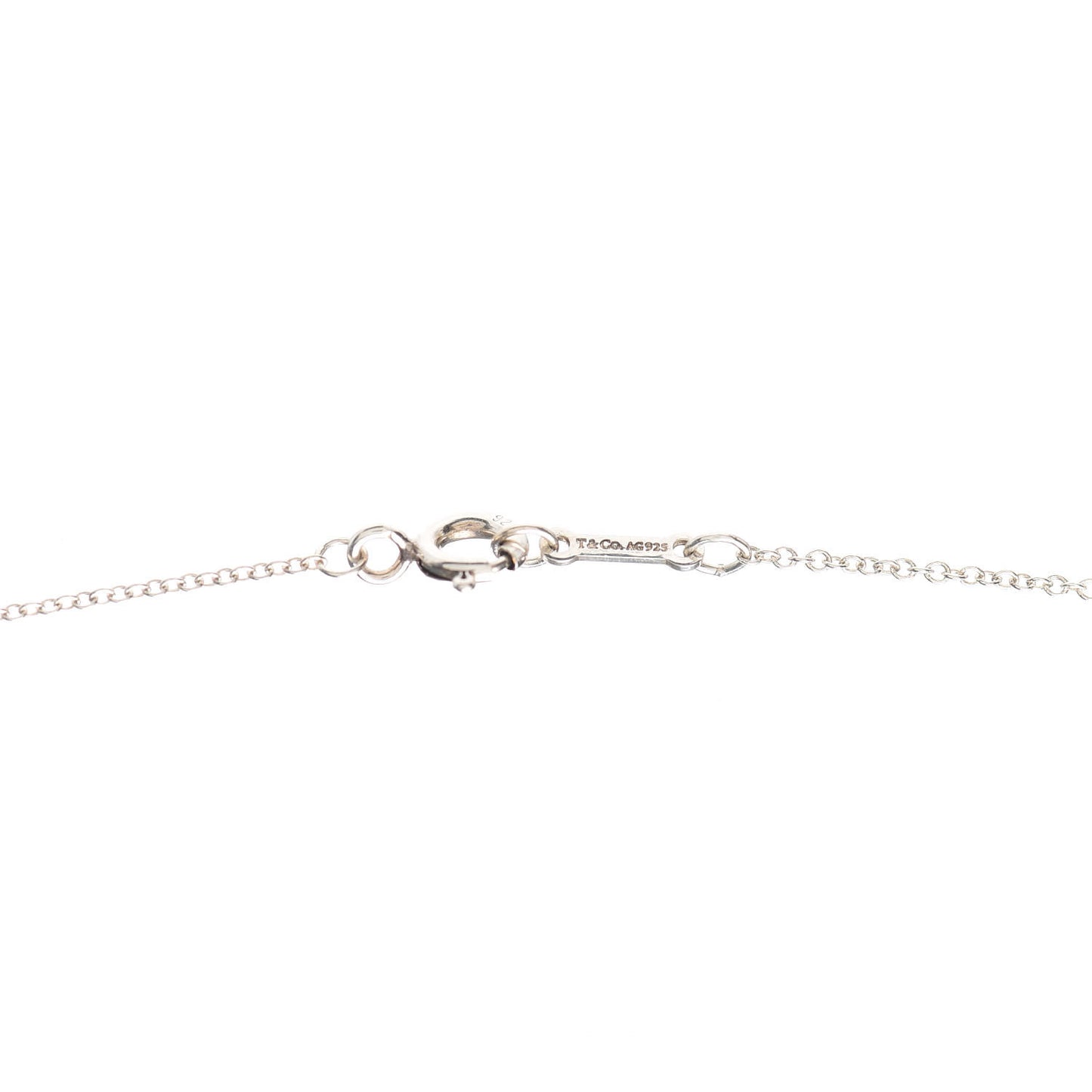Sterling Silver Paloma Picasso Olive Leaf Heart Branch Pendant Necklace