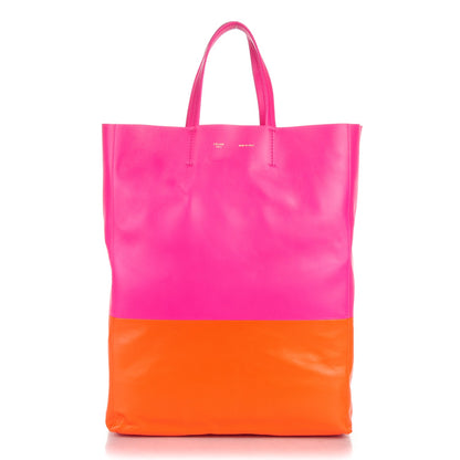 Celine Lambskin Vertical Bi-Cabas Hibiscus 1 of 8