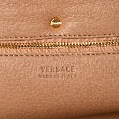 Versace Deerskin Large Signature Tote Camel 7 of 7