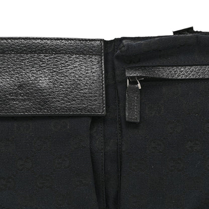Gucci GG Monogram Double Pocket Belt Bag Black 8 of 10