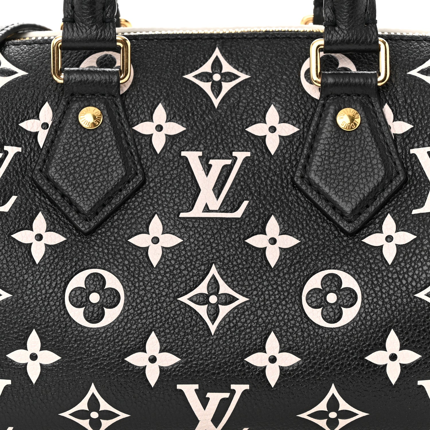 Louis Vuitton Empreinte Monogram Spring in the City Speedy Bandouliere 20 Black White Pink 7 of 9