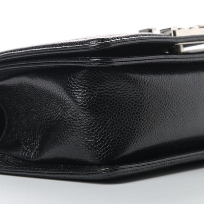 Chanel Caviar Chevron Quilted Small Boy Flap Black 7 of 11