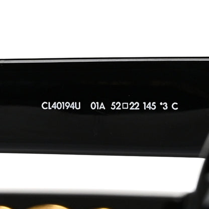 Celine Acetate Triomphe 01 Sunglasses CL 40194U Black 6 of 7