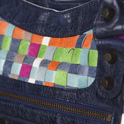 Balenciaga Agneau Lattice Woven Classic Hardware City Multicolor 9 of 14