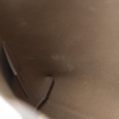 Saint Laurent Calfskin Toy Shopping Tote Dark Beige 9 of 10