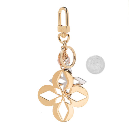 Louis Vuitton Malletage Blossom Bag Charm Key Holder 2 of 4