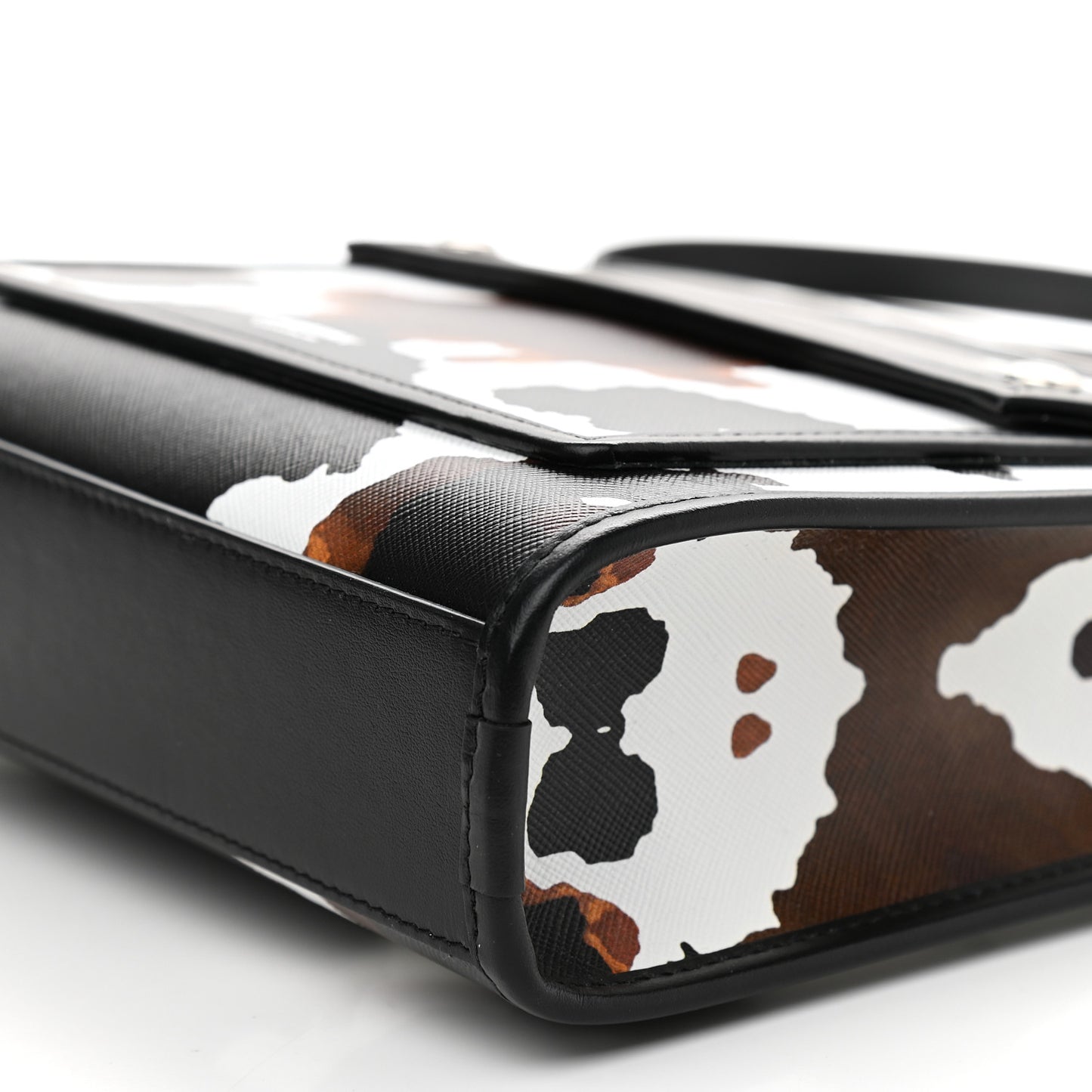 Calfskin Cow Print Mini Pocket Bag Multicolor