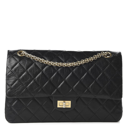 Chanel Aged Calfskin Quilted 2.55 Reissue 226 Flap Black 1 of 10