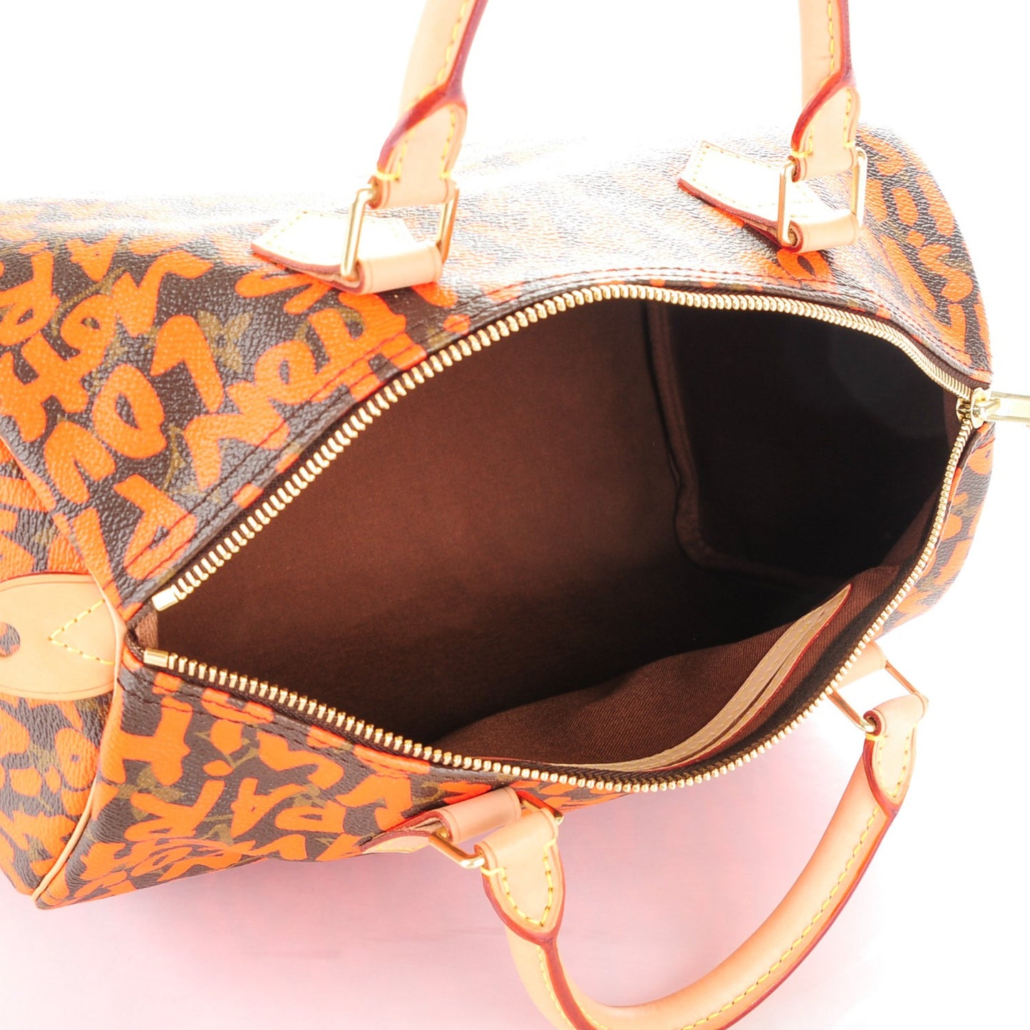 Monogram Graffiti Speedy 30 Orange