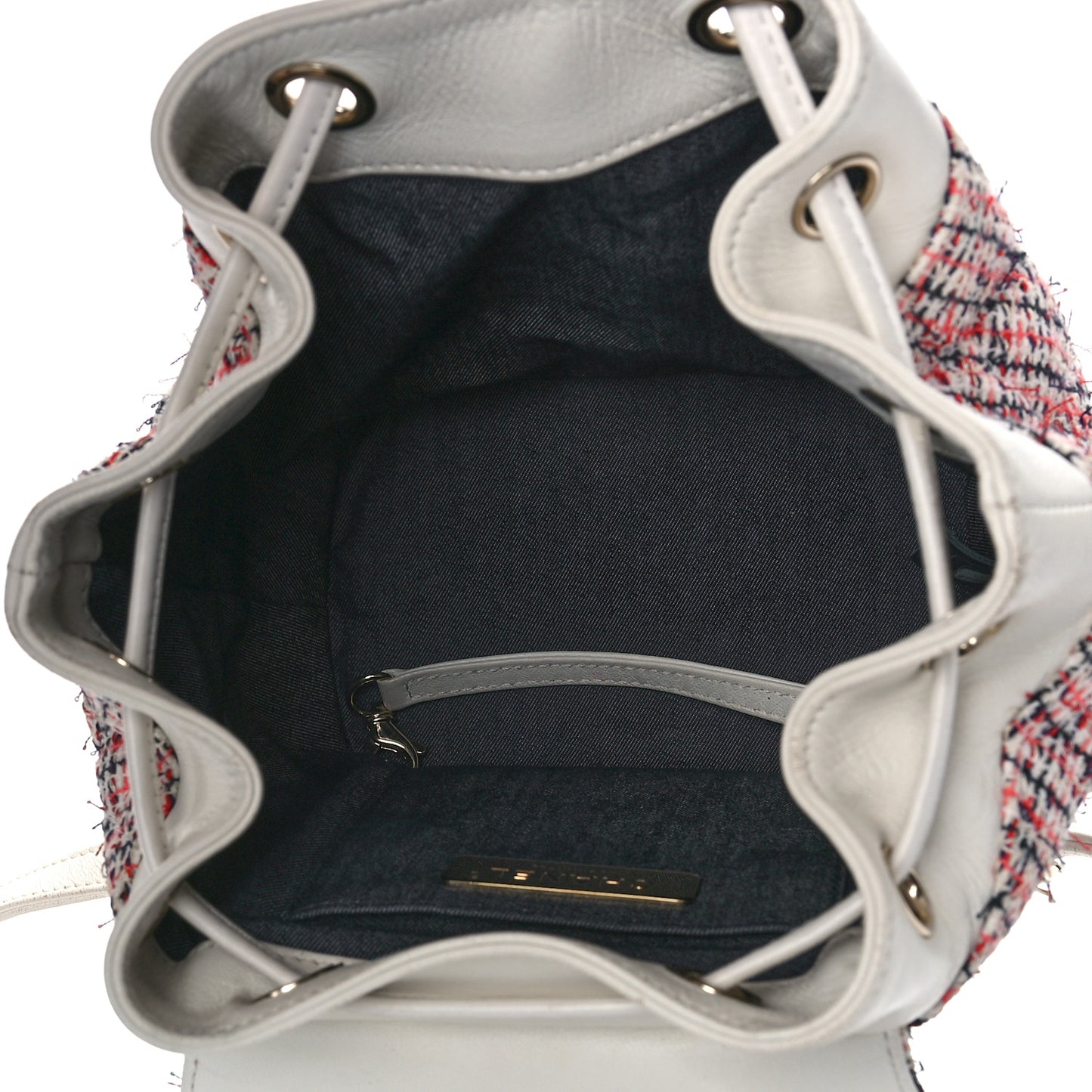 Tweed CC Mania Backpack Black Red White