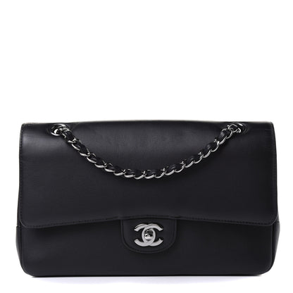 Chanel Calfskin Medium Classic Pure Double Flap Black 1 of 12