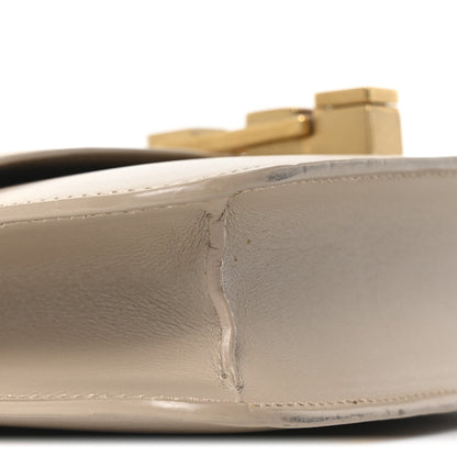 Saint Laurent Smooth Calfskin Le Carre Satchel Dark Beige 8 of 9
