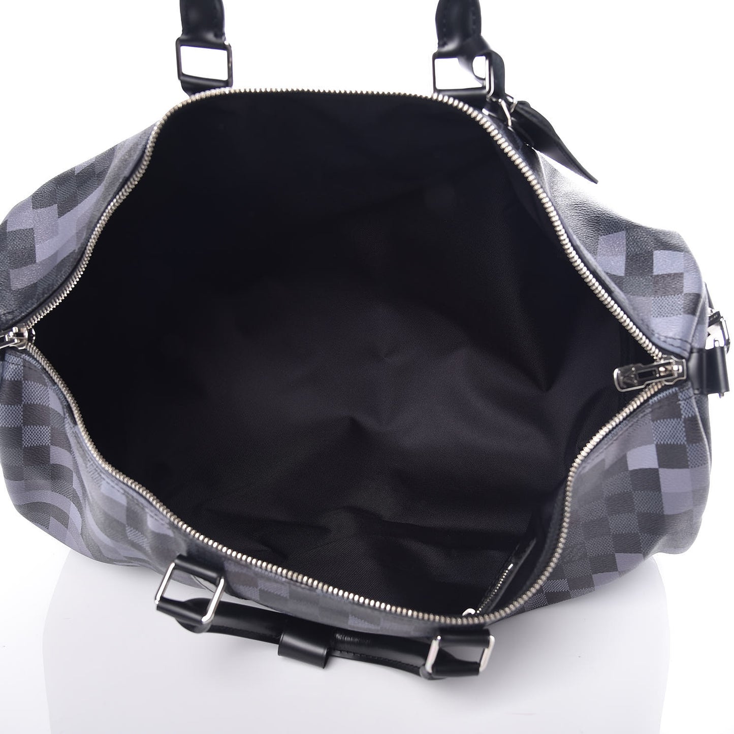 Damier Graphite Pixel Keepall Bandouliere 50 Gris