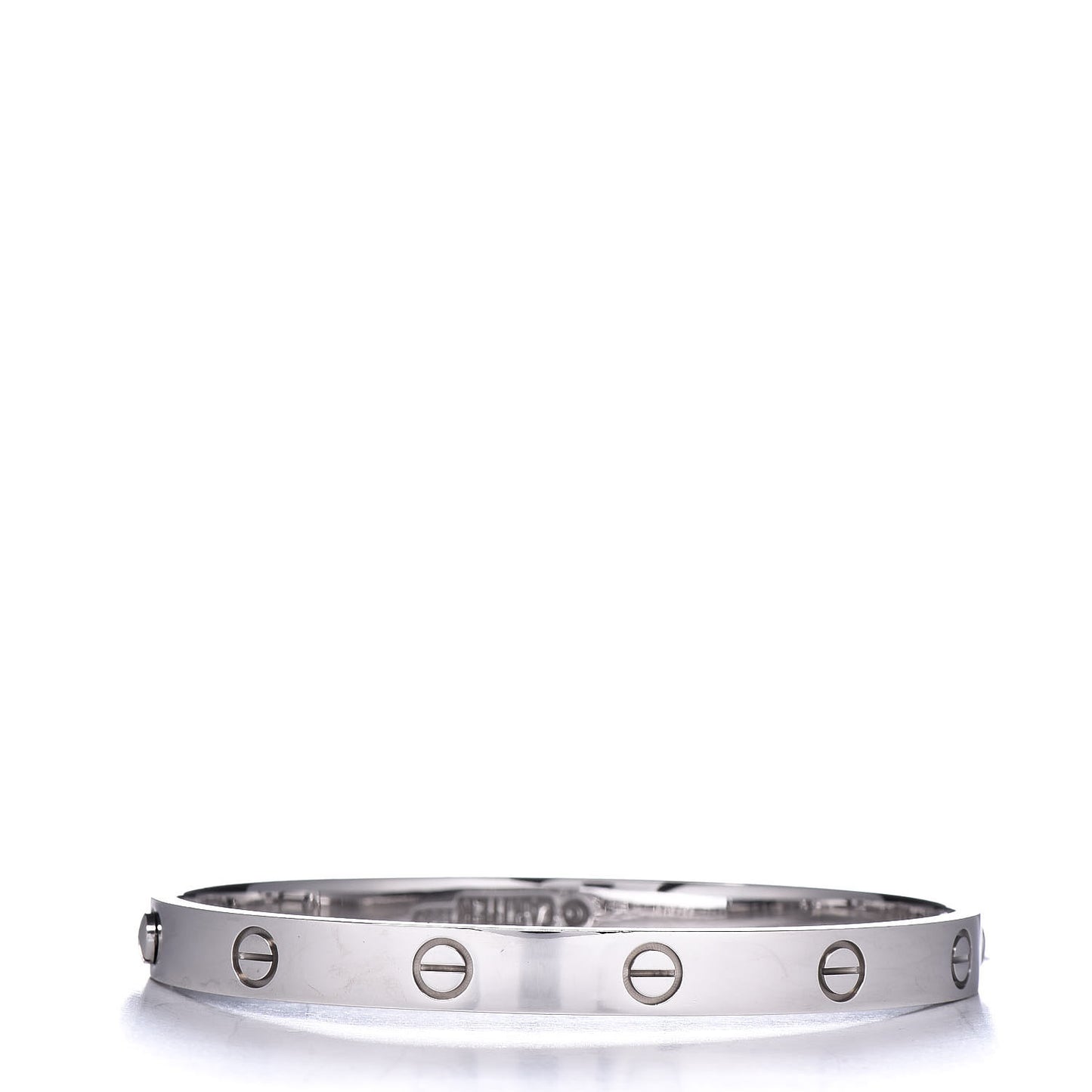 18K White Gold LOVE Bracelet 18