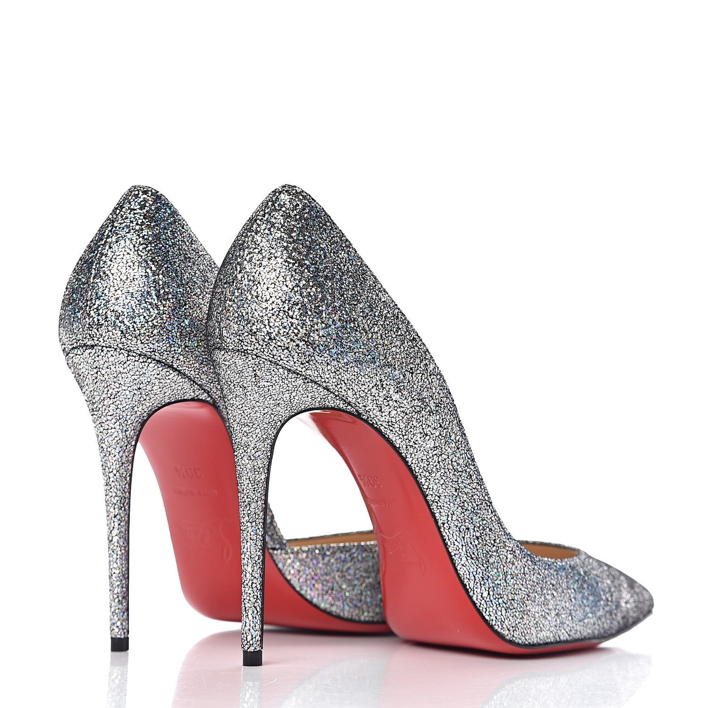 Nappa Mica Iriza 100 Pumps 39.5 Silver