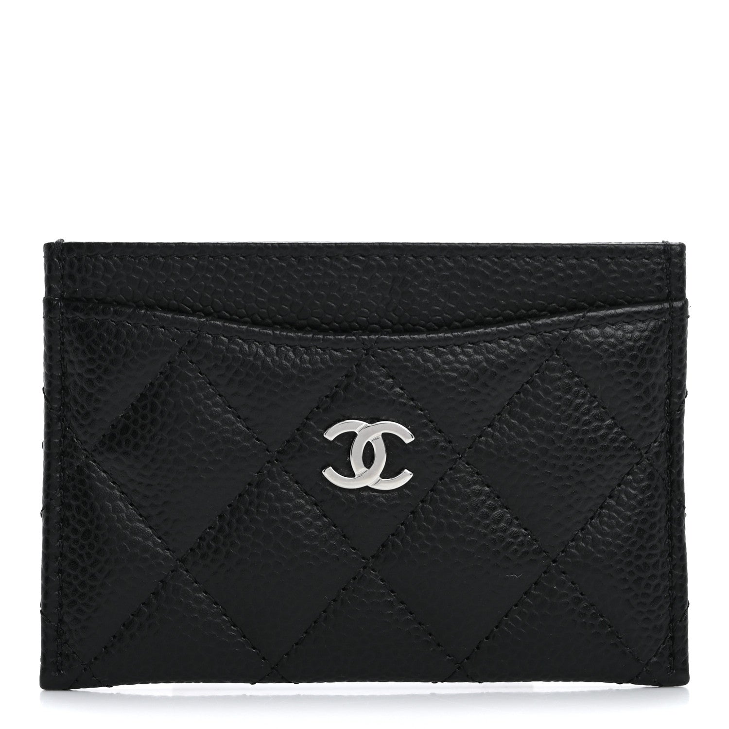 Chanel Caviar Quilted Card Holder Black 1 of 20