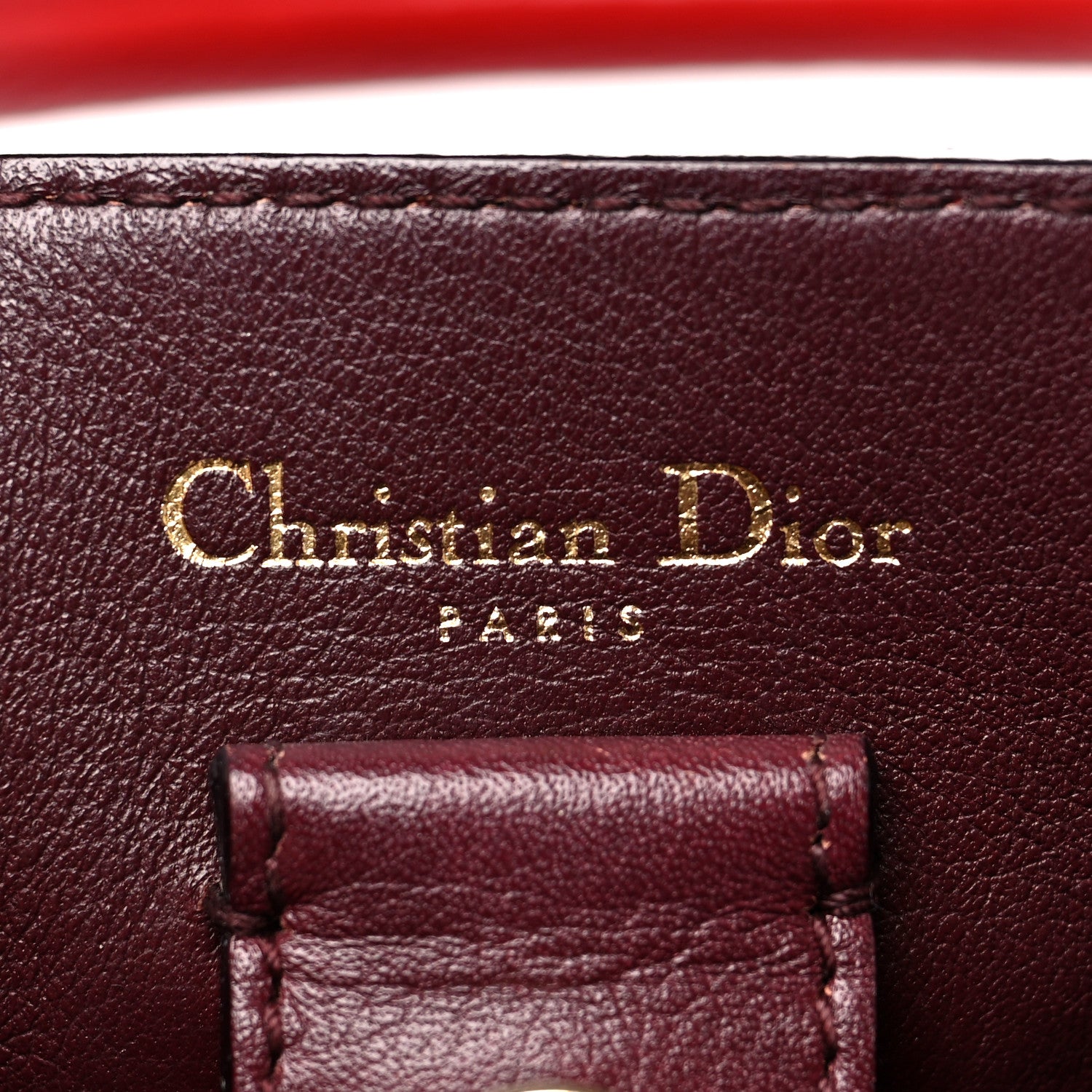 Christian Dior Calfskin Mini Diorissimo Tote 5 of 9