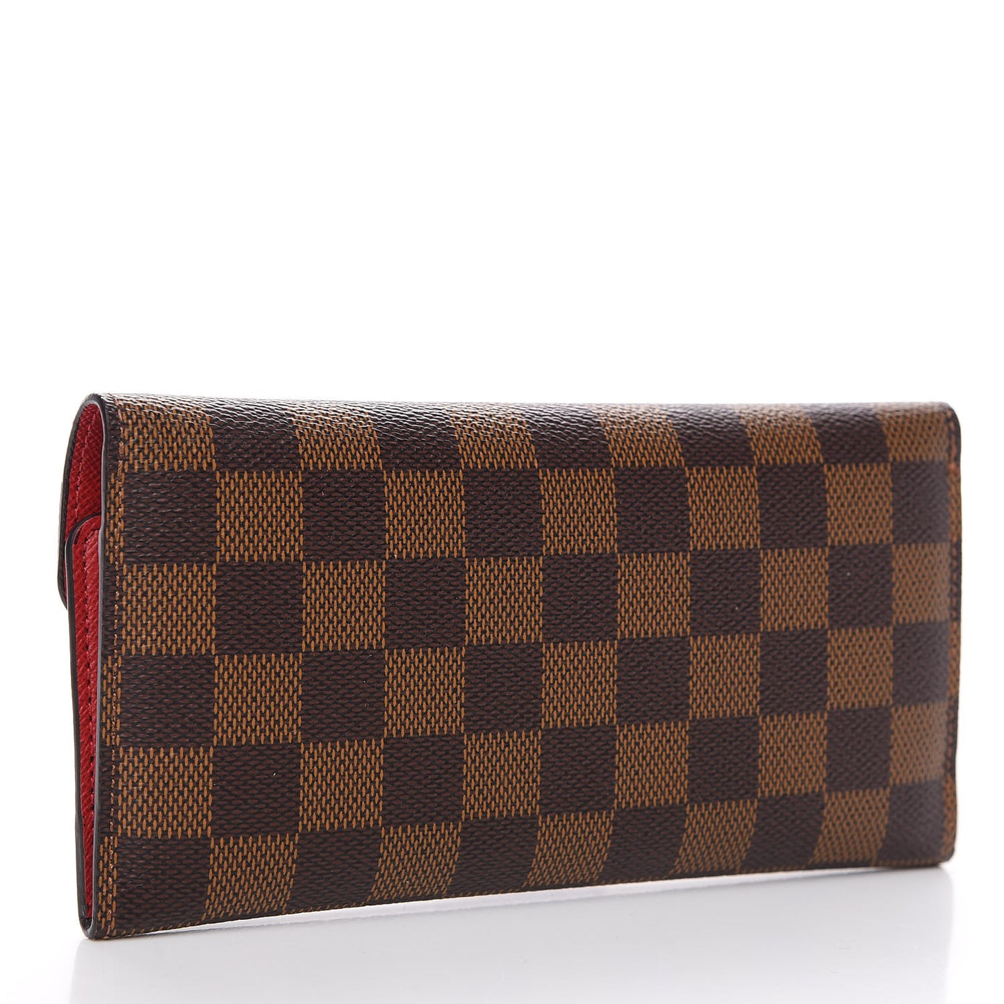 Damier Ebene Josephine Wallet Red