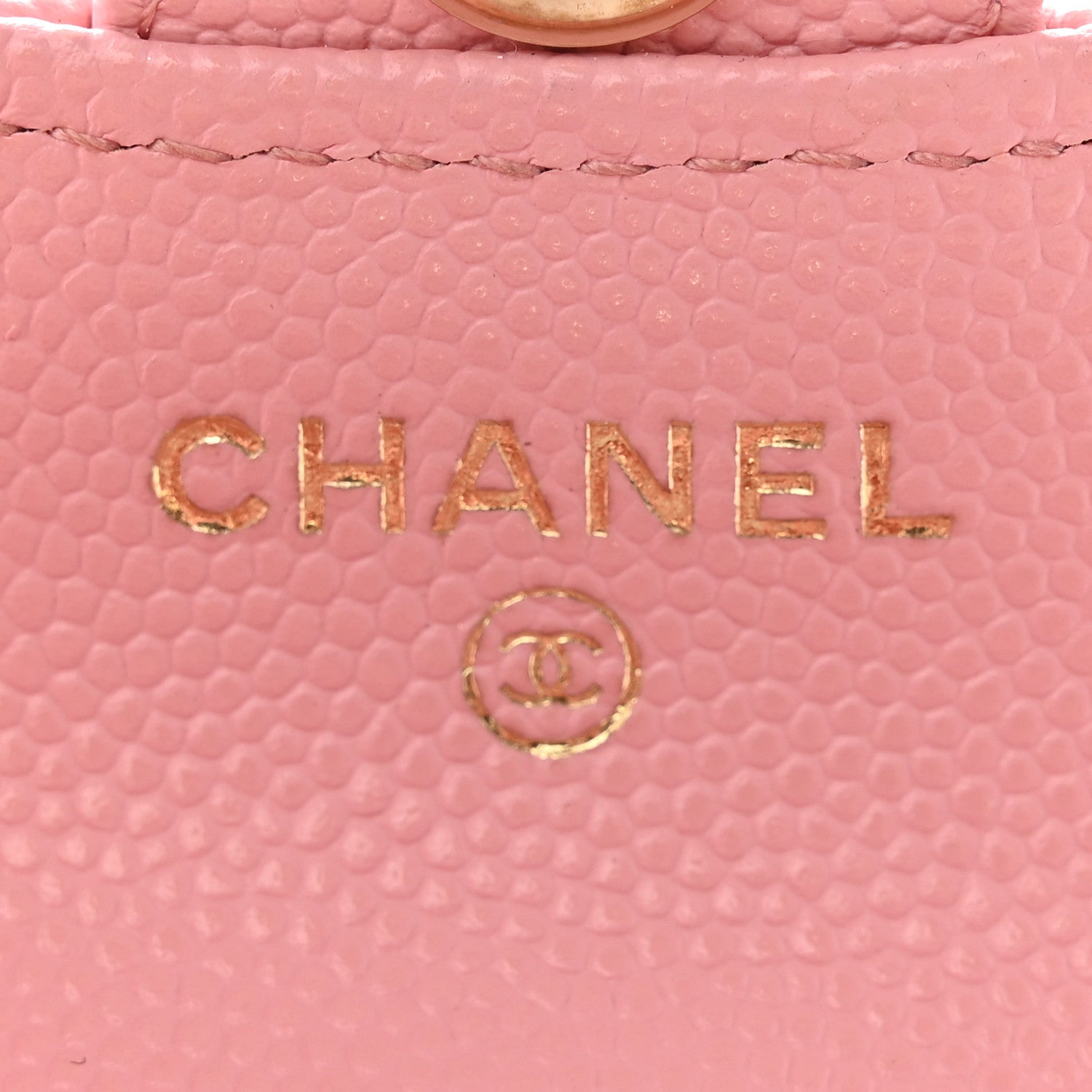 Chanel Caviar Quilted Airpods Pro Case With Chain Pink 5 of 7