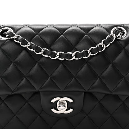 Chanel Lambskin Quilted Small Double Flap Black 8 of 11