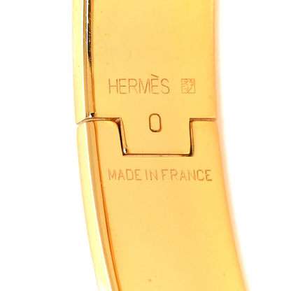 Hermes Enamel Narrow Clic Clac H Bracelet PM Orange 4 of 5