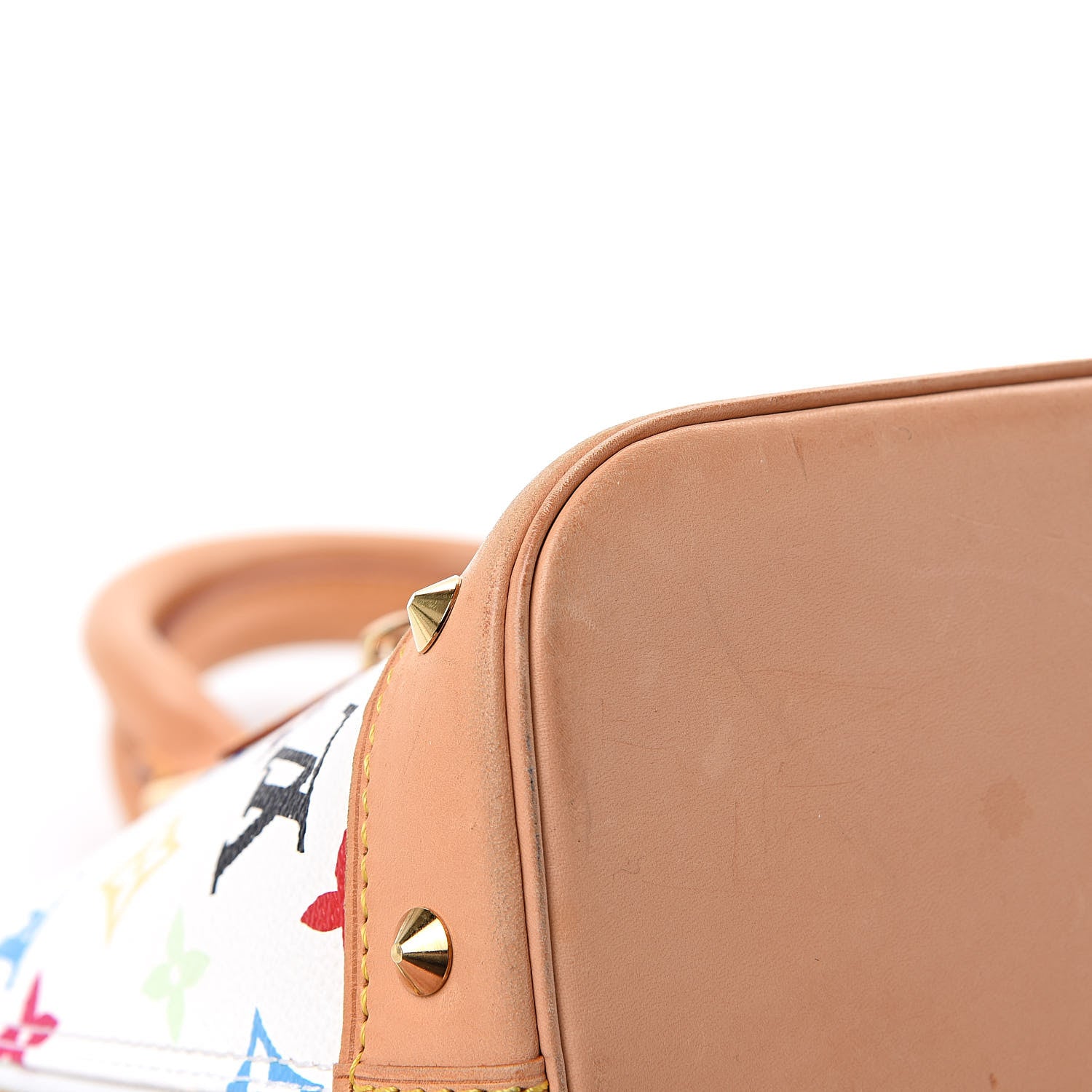 Louis Vuitton Monogram Multicolor Alma White 10 of 15