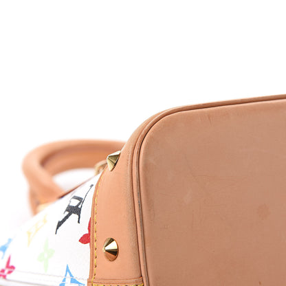 Louis Vuitton Monogram Multicolor Alma White 10 of 15