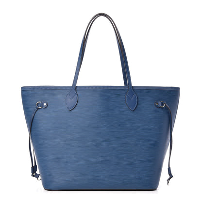 Louis Vuitton Epi Neverfull MM Saphir 3 of 12