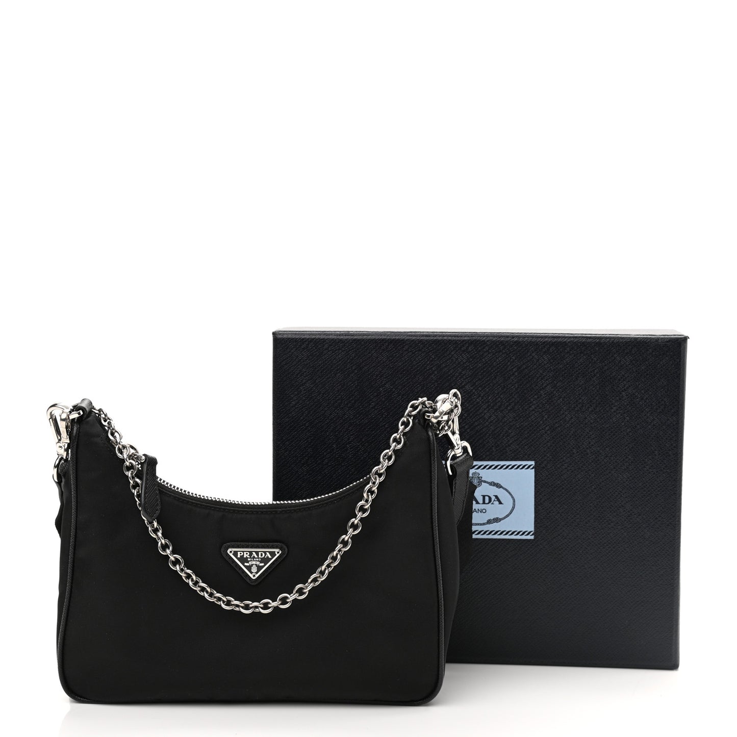 Nylon Re-Edition 2005 Shoulder Bag Black