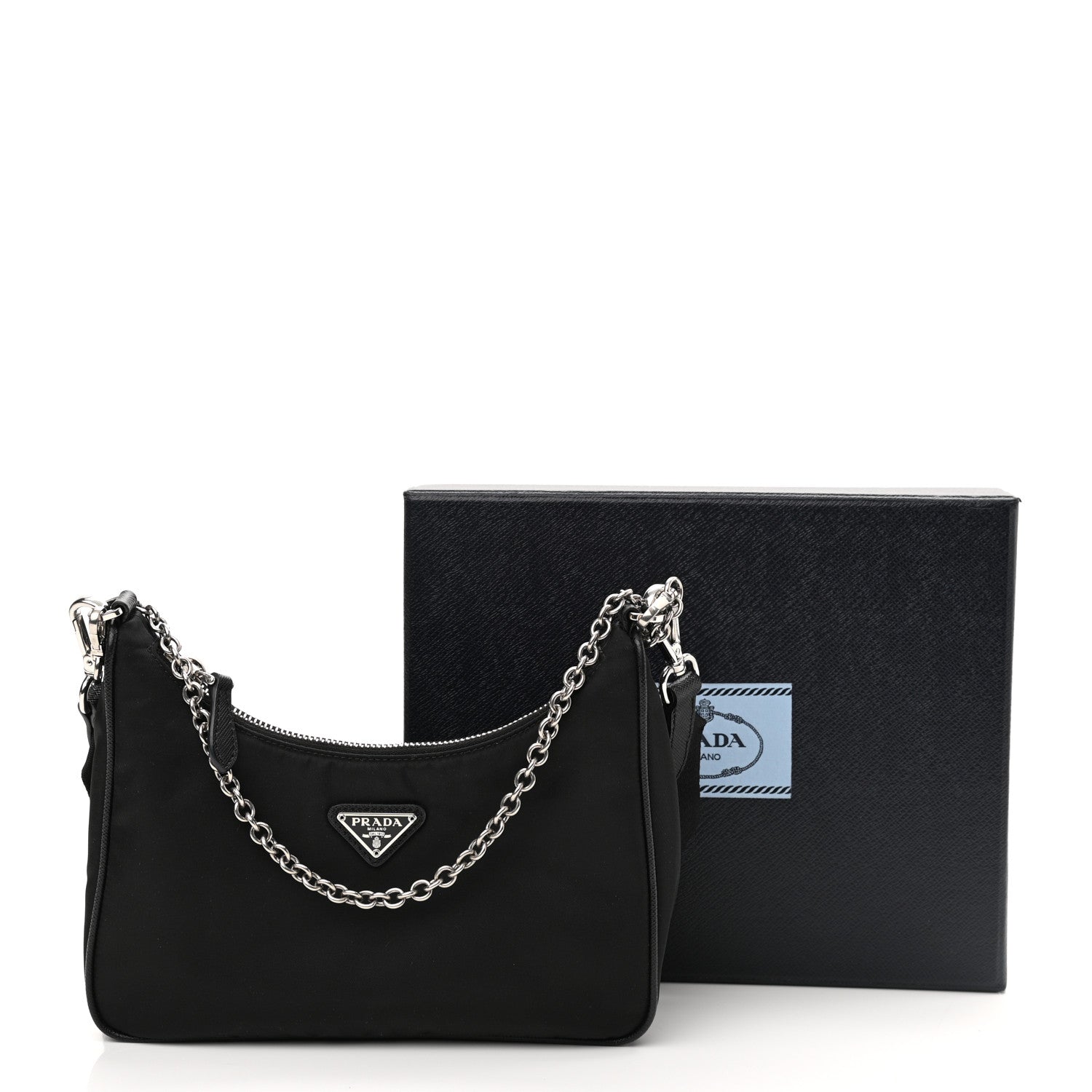 Prada Nylon Re-Edition 2005 Shoulder Bag Black 11 of 11