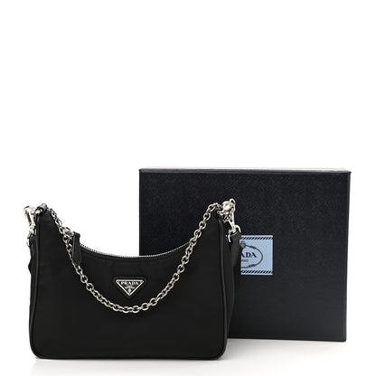 Prada Nylon Re-Edition 2005 Shoulder Bag Black 11 of 11
