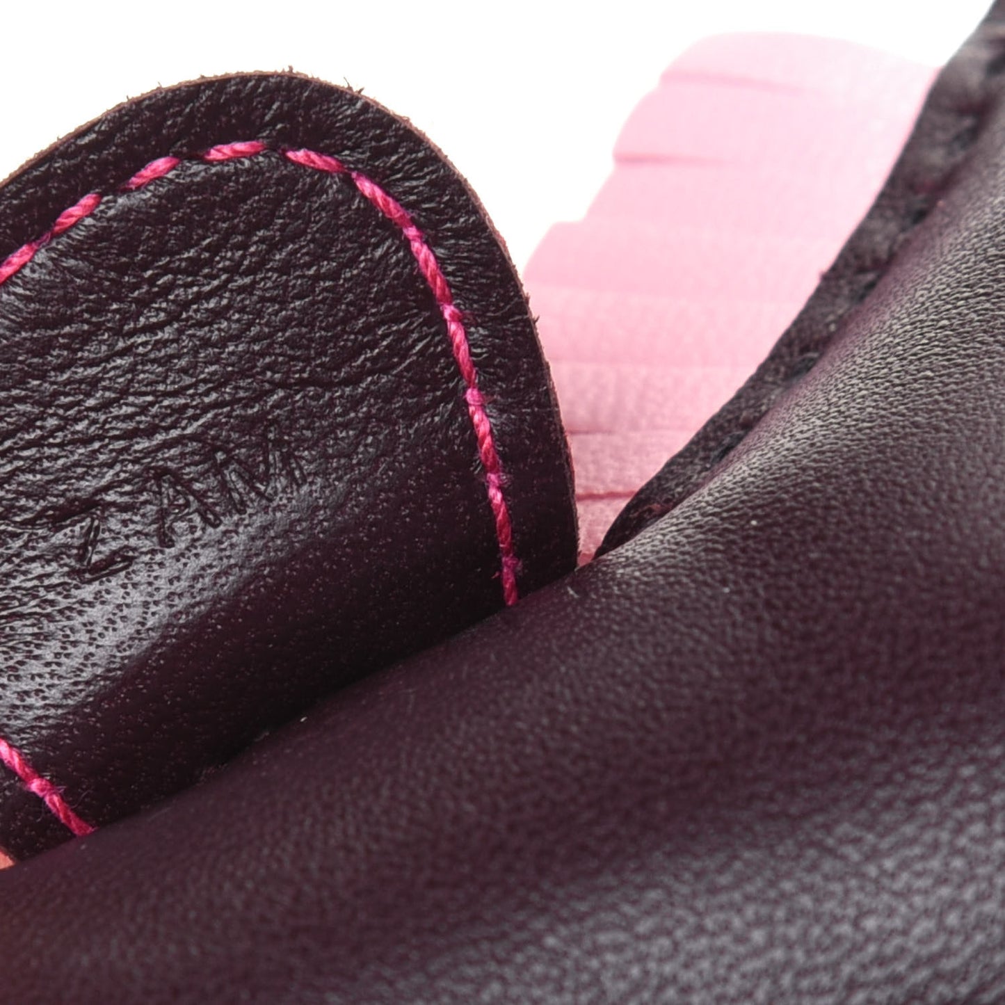 Milo Lambskin Matte Alligator Touch Grigri Rodeo Horse Bag Charm PM Rouge Sellier Framboise Rose Sakura