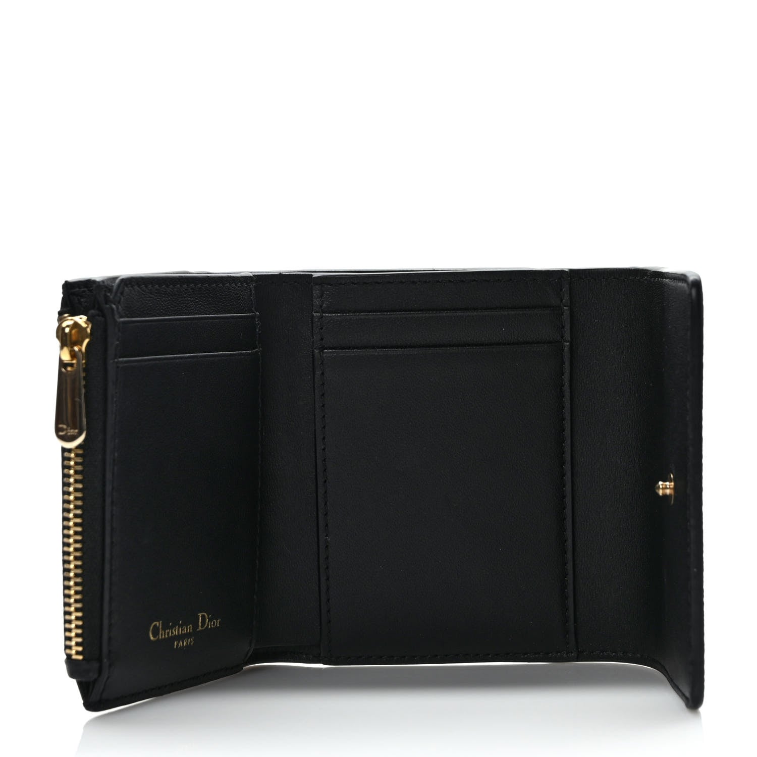 Christian Dior Calfskin 30 Montaigne Wallet Black 5 of 6