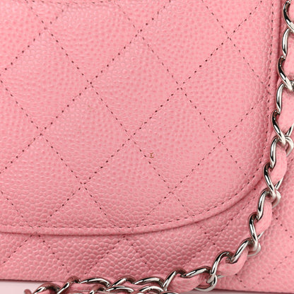 Chanel Caviar Quilted Medium Double Flap Light Pink 10 of 11