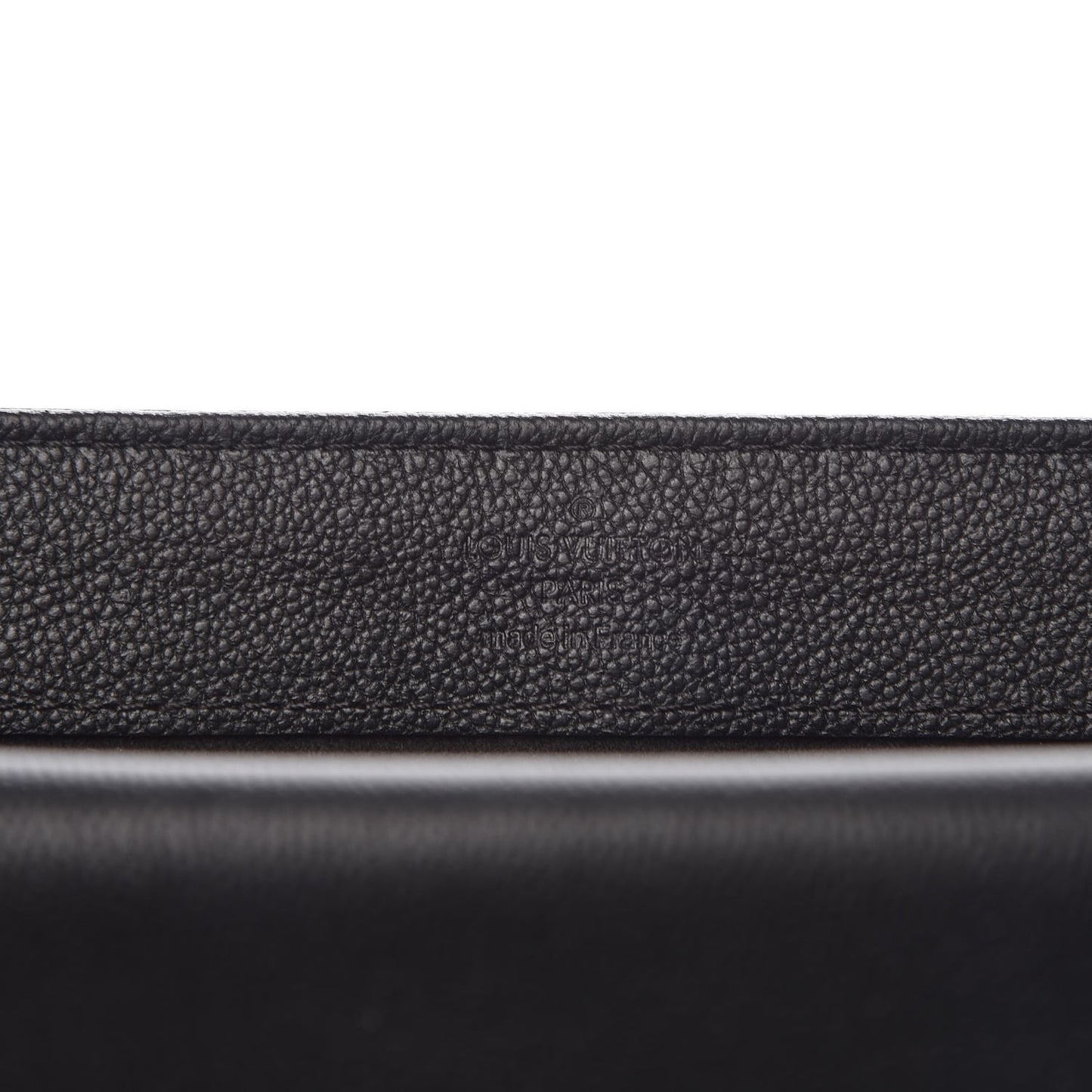 Monogram Cuir Plume Ecume Very Chain Bag Black