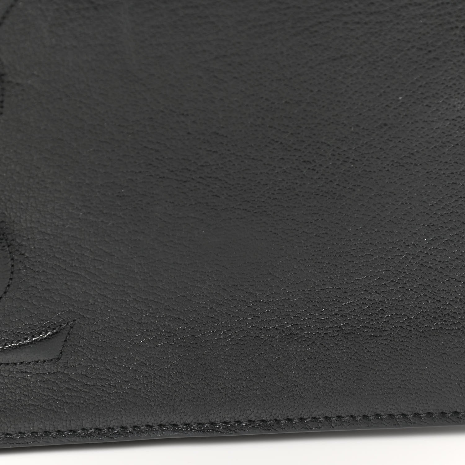 Saint Laurent Calfskin Monogram Large Belle De Jour Clutch Black 11 of 12