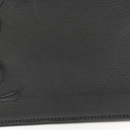 Saint Laurent Calfskin Monogram Large Belle De Jour Clutch Black 11 of 12