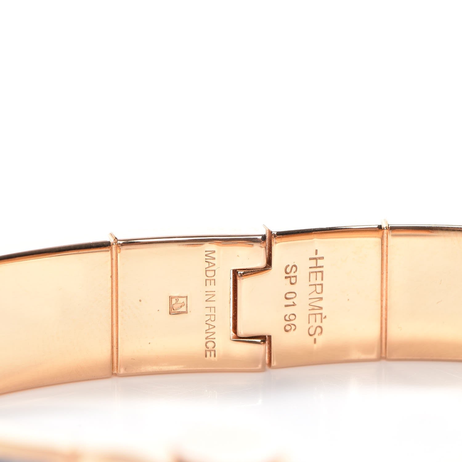 Hermes Enamel Printed Narrow Savana Dance Hinged Bracelet S Arts And Crafts 5 of 6