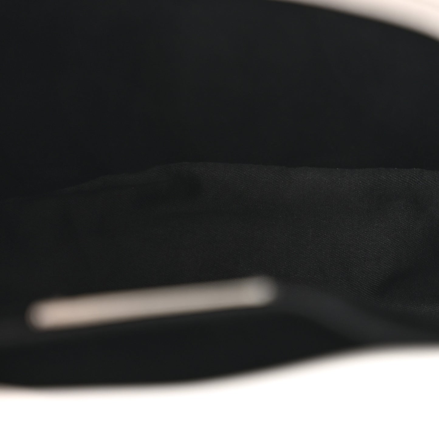 Patent Matelasse Crossbody Bag White Black