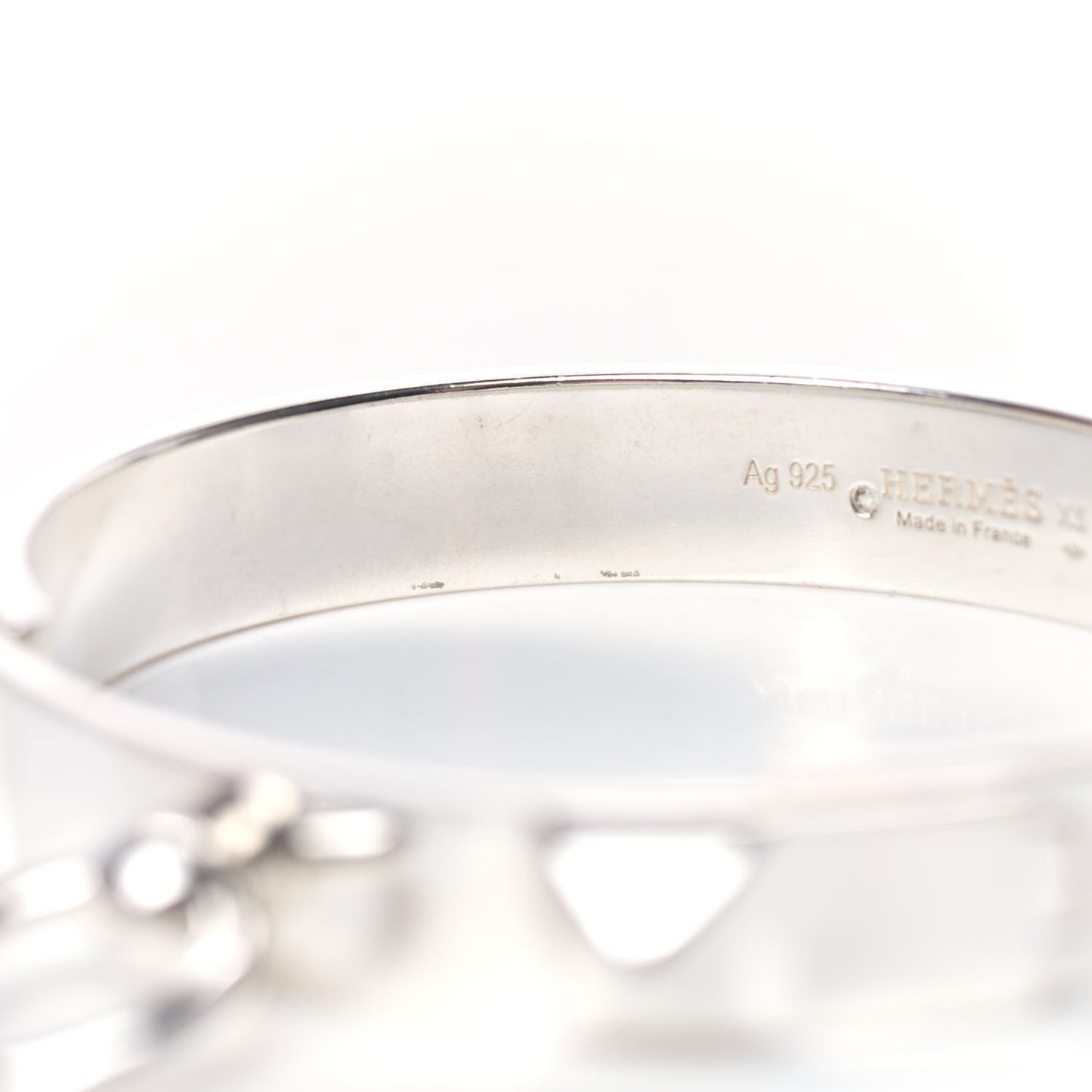 Sterling Silver PM Collier De Chien Bracelet XS