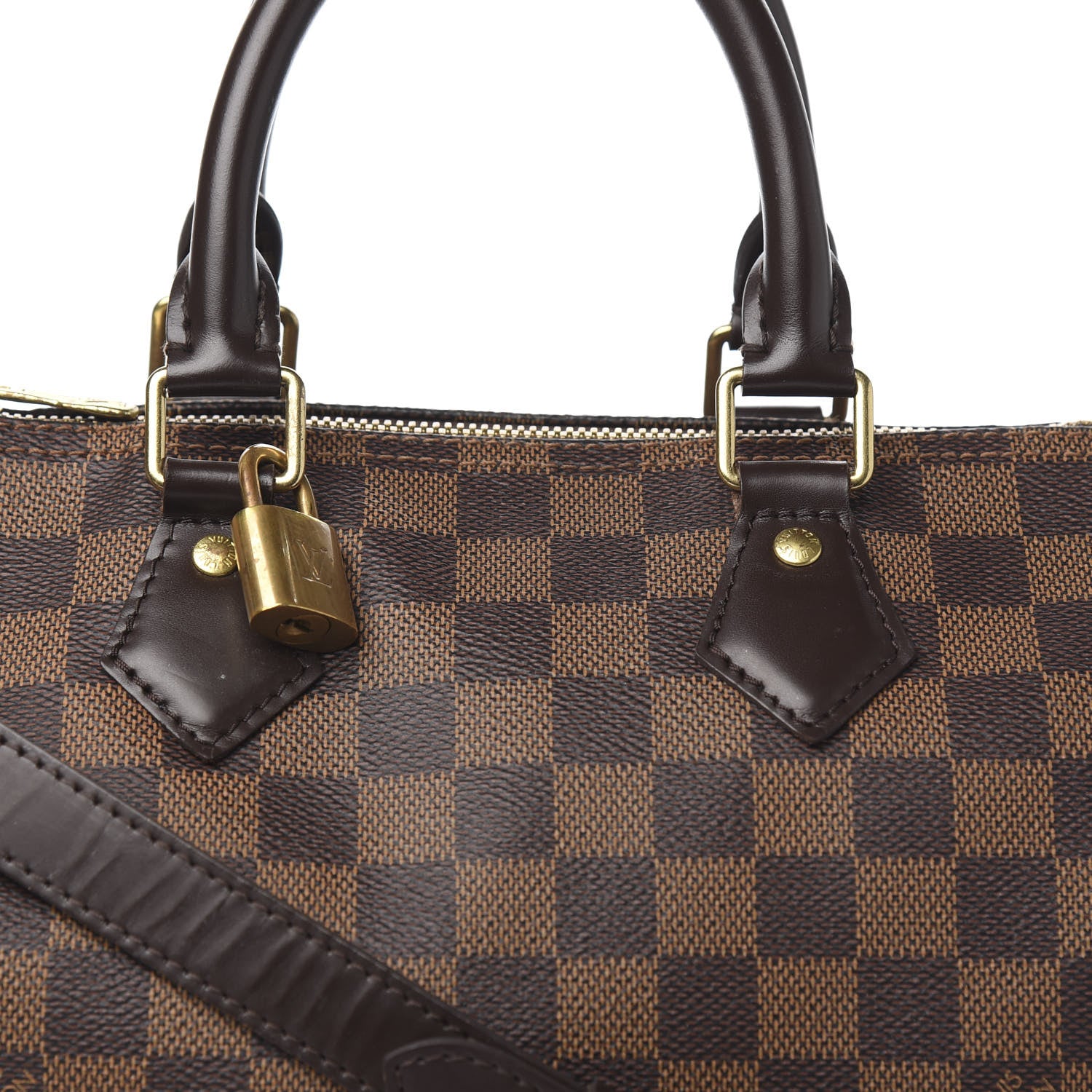 Louis Vuitton Damier Ebene Speedy Bandouliere 25 12 of 12