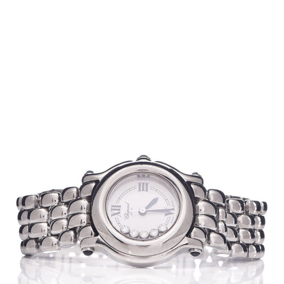 Chopard Stainless Steel 5 Diamond 26mm Happy Sport Quartz Watch 3 of 8